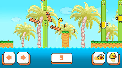 Gameplay of the Birdy McFly: Run and fly over it! for Android phone or tablet.
