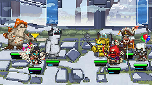 Gameplay of the Bit heroes for Android phone or tablet.