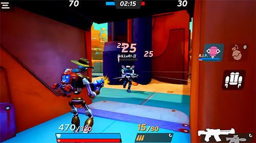 Gameplay of the Blast bots for Android phone or tablet.