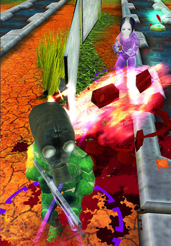 Gameplay of the Bleed: Online shooter 3D for Android phone or tablet.