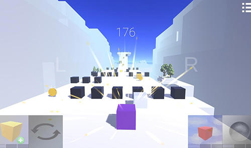 Gameplay of the Block through for Android phone or tablet.
