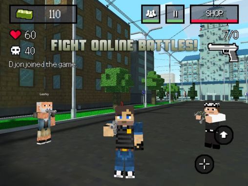 Full version of Android apk app Block City wars: Mine mini shooter for tablet and phone.