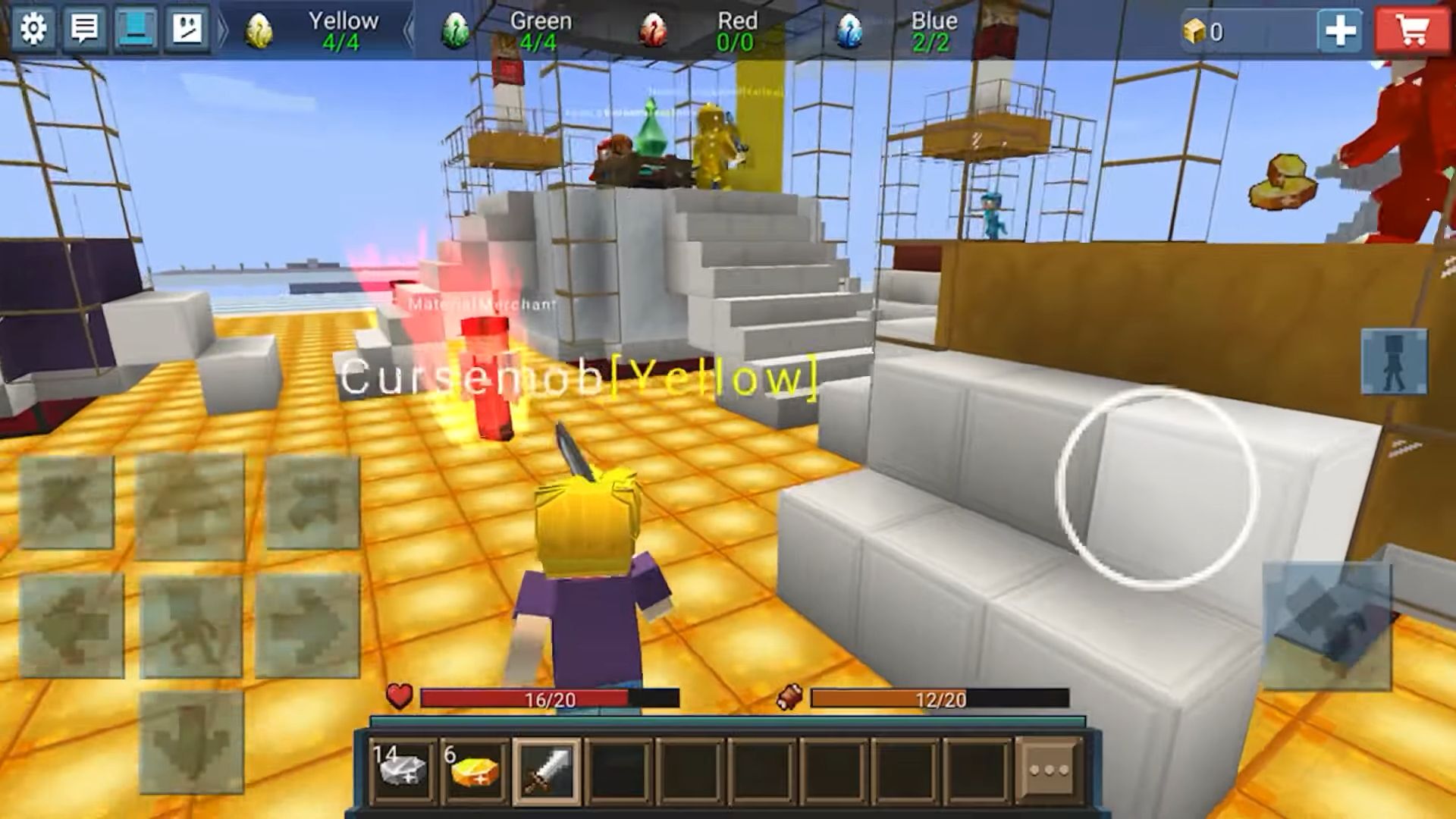 Gameplay of the Blockman GO - Adventures for Android phone or tablet.