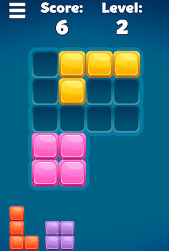 Gameplay of the Blocks tangram for Android phone or tablet.