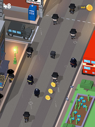 Gameplay of the Blocky cops for Android phone or tablet.