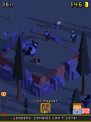 Gameplay of the Blocky zombies for Android phone or tablet.