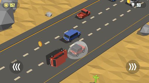 Full version of Android apk app Blocky cars: Traffic rush for tablet and phone.