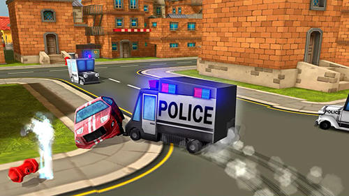 Full version of Android apk app Blocky cop pursuit terrorist for tablet and phone.