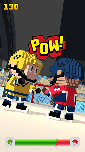 Full version of Android apk app Blocky hockey: Ice runner for tablet and phone.
