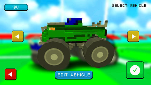 Full version of Android apk app Blocky monster truck smash for tablet and phone.