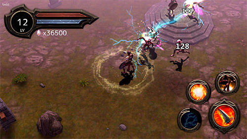 Gameplay of the Blood arena for Android phone or tablet.