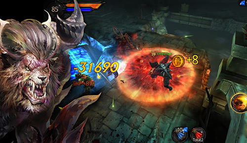 Gameplay of the Blood knights for Android phone or tablet.