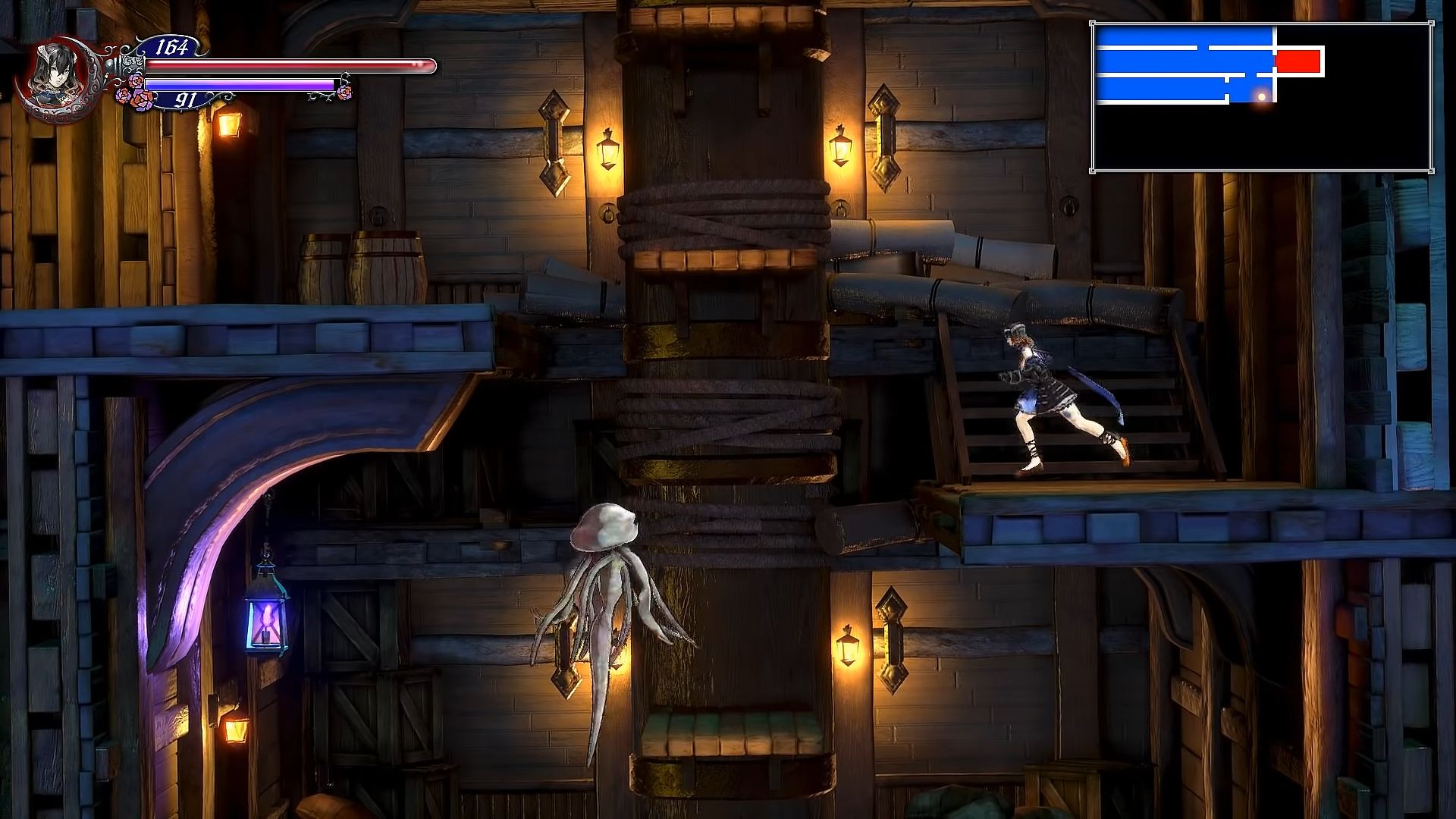 Gameplay of the Bloodstained:RotN for Android phone or tablet.