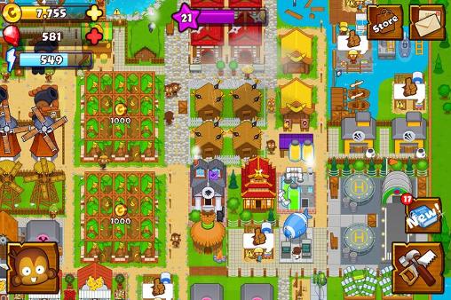 Full version of Android apk app Bloons: Monkey city for tablet and phone.