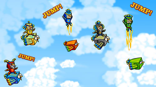 Gameplay of the Blue bird man: The super bird rider!!! for Android phone or tablet.