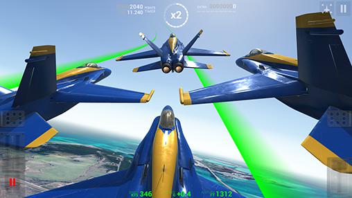 Full version of Android apk app Blue angels: Aerobatic sim for tablet and phone.