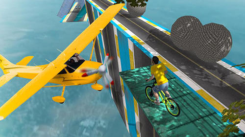 Gameplay of the BMX racer for Android phone or tablet.