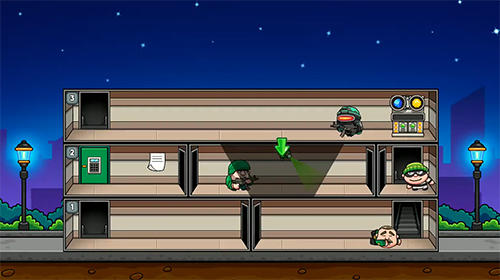 Gameplay of the Bob the robber: League of robbers for Android phone or tablet.