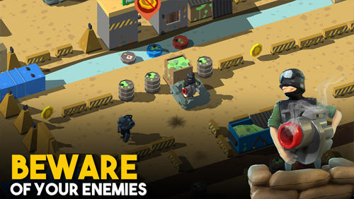 Gameplay of the Bomb hunters for Android phone or tablet.