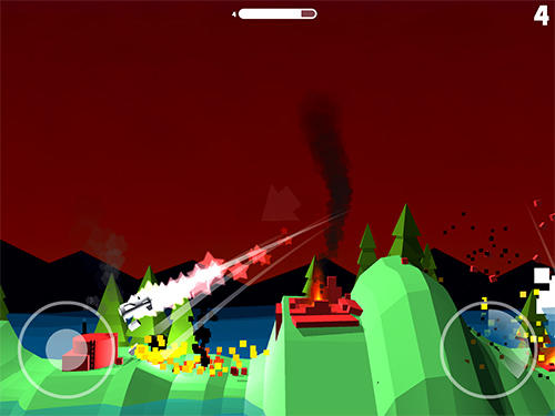 Gameplay of the Bomber ace for Android phone or tablet.