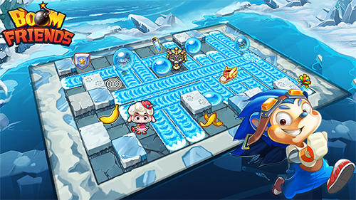Gameplay of the Boom friends: Super bomberman game for Android phone or tablet.