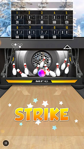 Gameplay of the Bowling 3D master for Android phone or tablet.