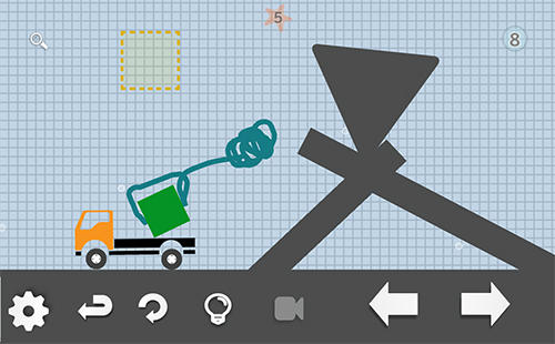 Gameplay of the Brain it on the truck for Android phone or tablet.
