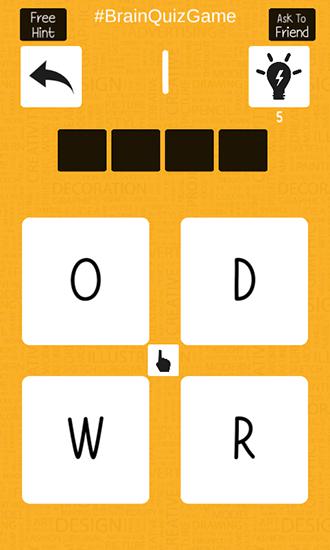 Full version of Android apk app Brain quiz: Just 1 word! for tablet and phone.