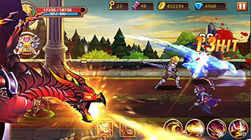 Gameplay of the Brave fighter 2: Frontier for Android phone or tablet.