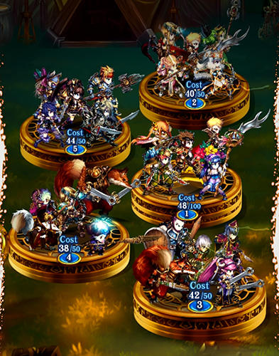 Gameplay of the Brave frontier: The last summoner for Android phone or tablet.