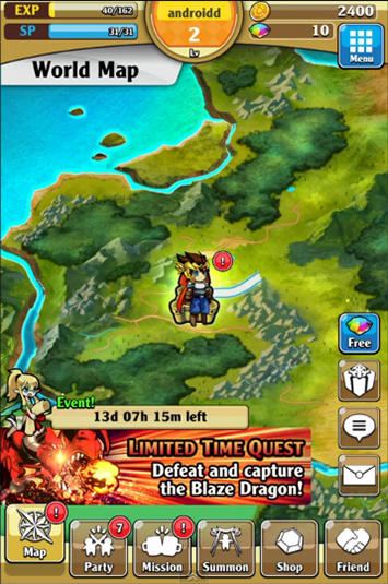 Full version of Android apk app Brave striker: Fun RPG game for tablet and phone.