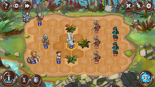 Gameplay of the Braveland heroes for Android phone or tablet.