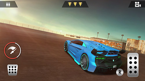 Gameplay of the Bravo drift for Android phone or tablet.