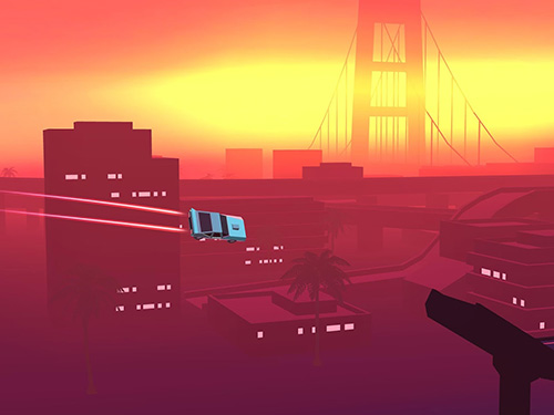 Gameplay of the Bridge jump for Android phone or tablet.