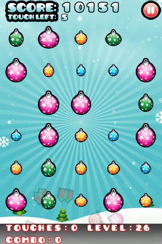 Gameplay of the Bubble Blast Holiday for Android phone or tablet.