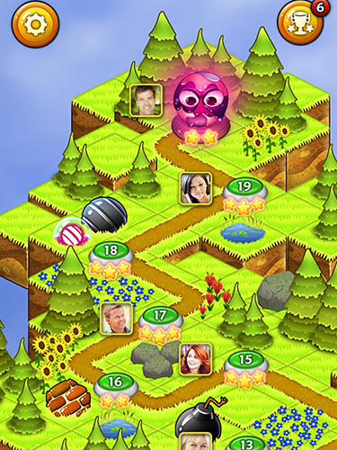 Gameplay of the Bubble bust 2! Pop bubble shooter for Android phone or tablet.