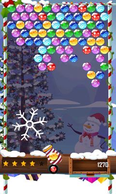 Full version of Android apk app Bubble Shooter Christmas HD for tablet and phone.