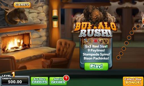 Full version of Android apk app Buffalo slots jackpot stampede! for tablet and phone.