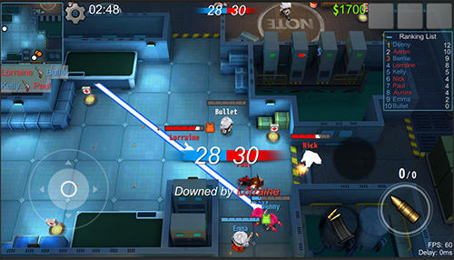 Gameplay of the Bullet legion for Android phone or tablet.