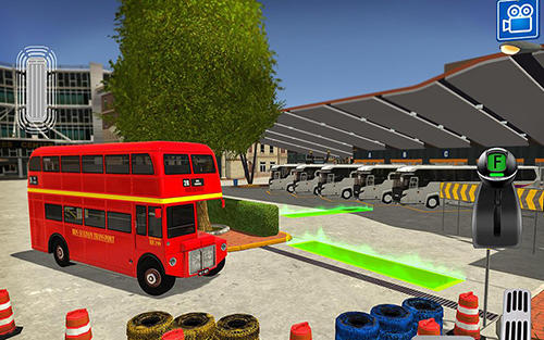 Gameplay of the Bus station: Learn to drive! for Android phone or tablet.