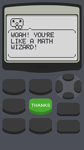 Gameplay of the Calculator 2: The game for Android phone or tablet.
