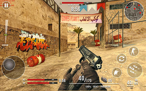 Gameplay of the Call of modern world war: Free FPS shooting games for Android phone or tablet.