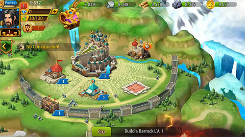 Gameplay of the Call of thrones for Android phone or tablet.
