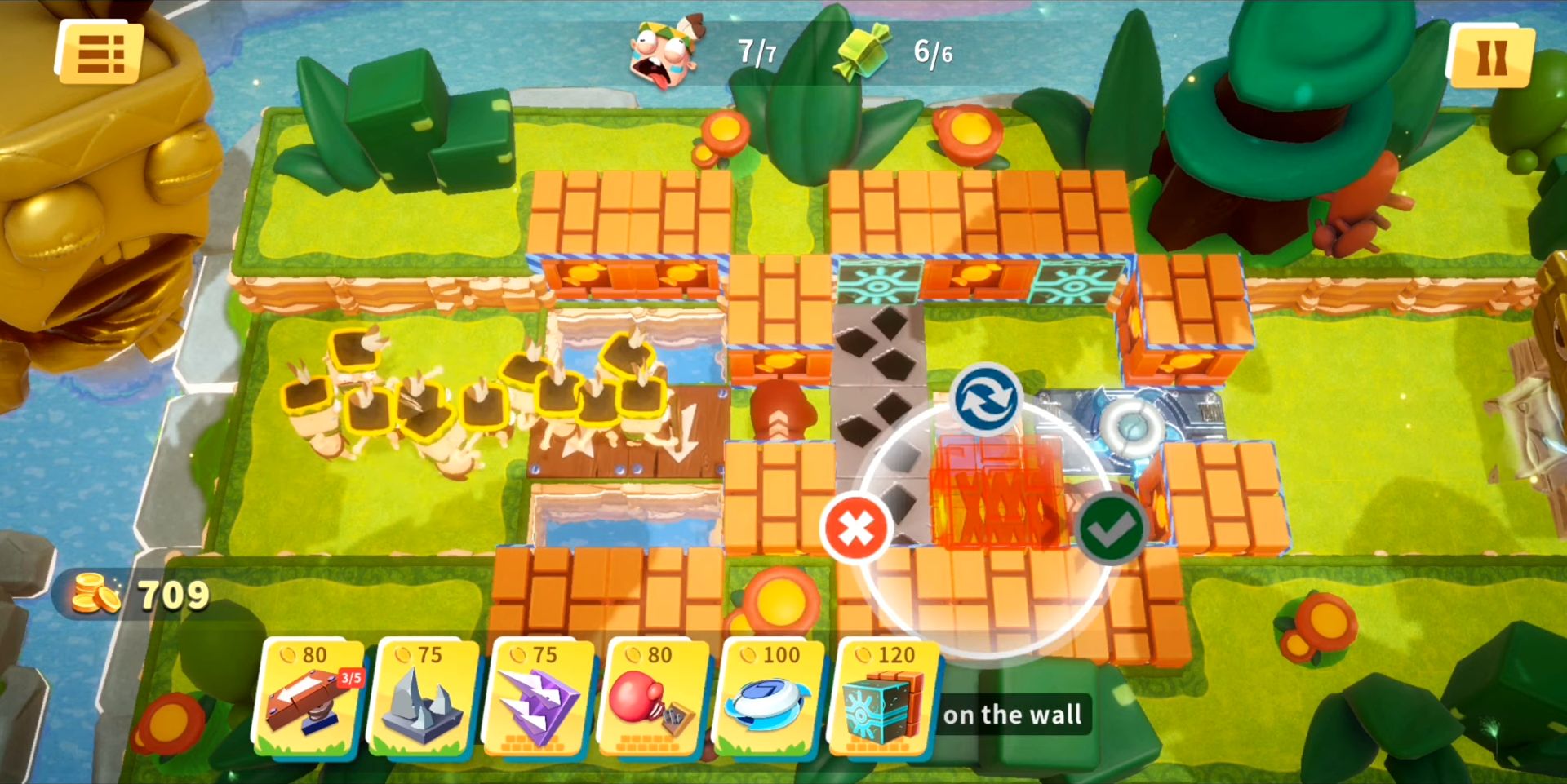 Gameplay of the Candy Disaster TD (Full Ver.) for Android phone or tablet.