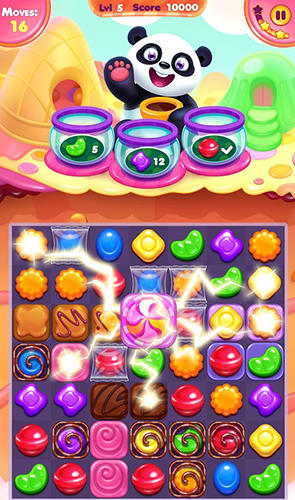 Gameplay of the Candy yummy for Android phone or tablet.