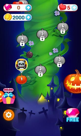 Full version of Android apk app Candy bubble mania: Happy pumpkin bubble for tablet and phone.