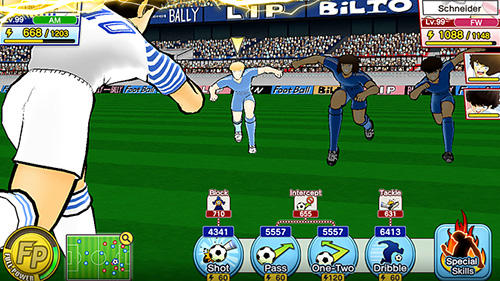 Gameplay of the Captain Tsubasa: Dream team for Android phone or tablet.