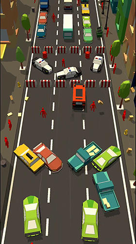 Gameplay of the Car bump: Smash hit in smashy Road 3D for Android phone or tablet.