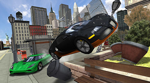 Gameplay of the Car driving simulator: NY for Android phone or tablet.