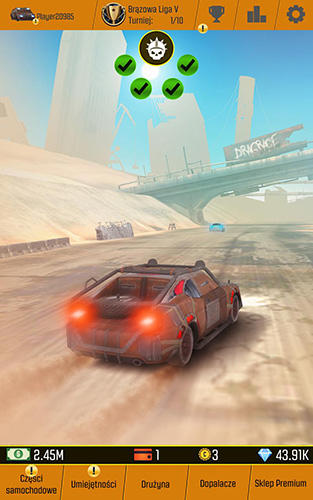 Gameplay of the Car racing clicker: Driving simulation idle games for Android phone or tablet.